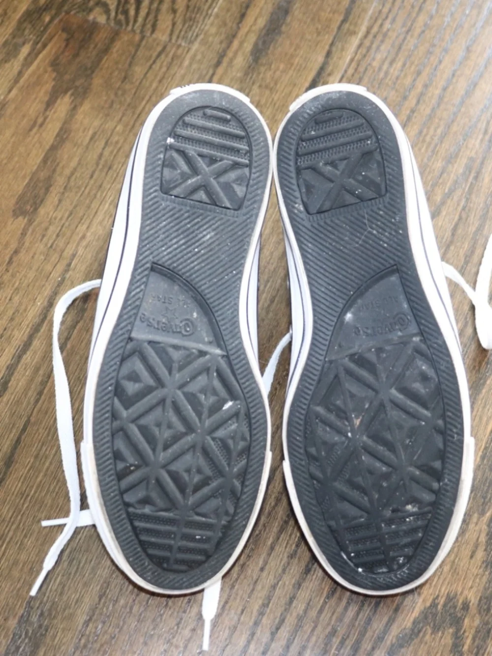 Converse Chuck Taylor All Star Glitter High Top Sneaker Shoes Size 3.5 Silver - Picture 7 of 11